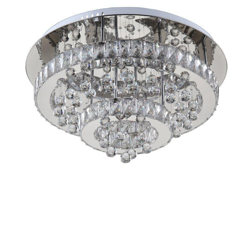 Zeev Lighting Ember 1 Light Bowl Flush Mount Model: FM60019/LED/CH-D