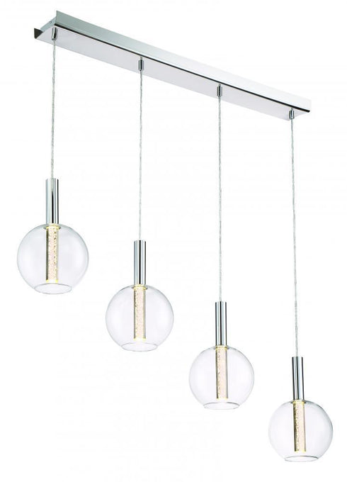 Zeev Lighting Empire 1 Light Down Mini Pendant Model: MP40030-LED-CH