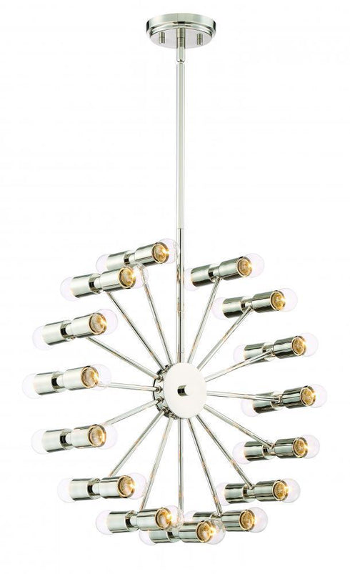 Zeev Lighting Eye Of London 1 Light Chandelier Model: CD10181-30-PN