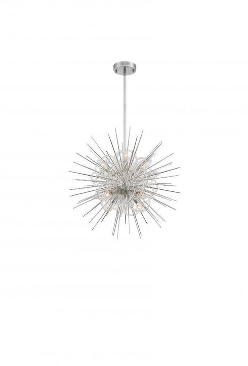 Zeev Lighting Flare 8 Light Chandelier Model: CD10267-8-PN