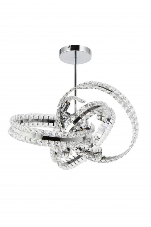 Zeev Lighting Knot 6 Light Semi Flush Mts. Model: SF50007/6/CH