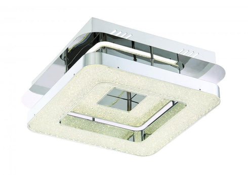 Zeev Lighting Odyssey 1 Light Flush Mount Model: FM60044-LED-CH