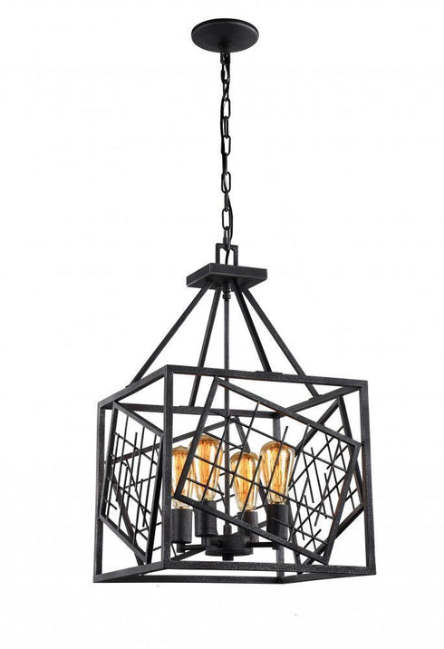 Zeev Lighting Plexus 1 Light Multi Light Pendant Model: P30074-4-RI