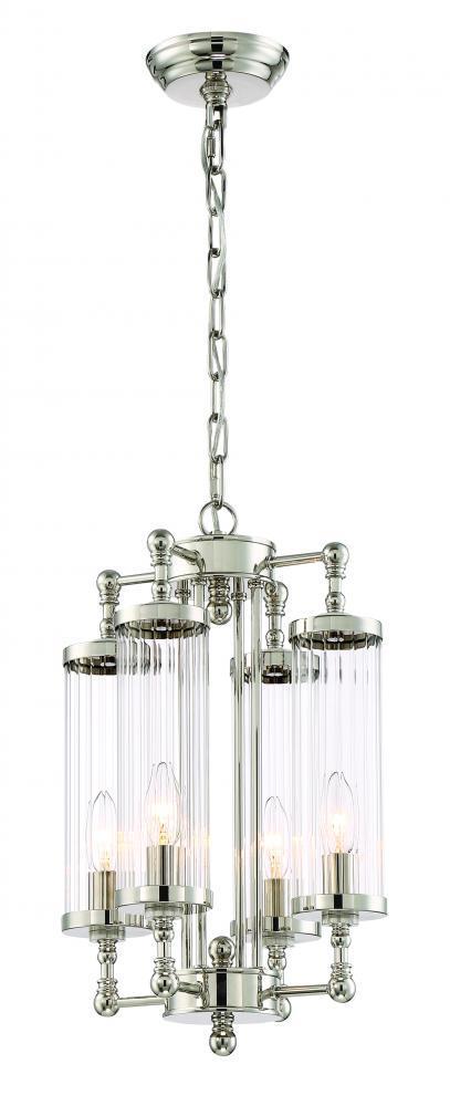Zeev Lighting Regis 1 Light Candle Pendant Model: P30071-4-PN