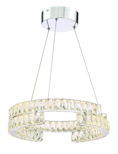 Zeev Lighting Shift 1 Light Chandelier Model: CD10191-LED-CH