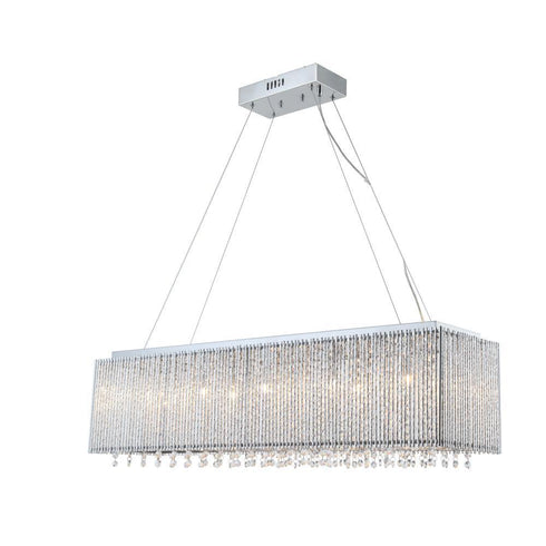 Zeev Lighting Spyre 10 Light Down Chandelier Model: CD10086-LED-G9-10-CH