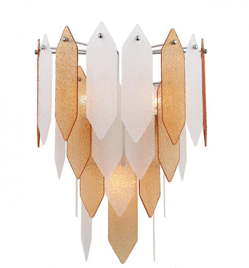 Zeev Lighting Stratus 3 Light Wall Sconce Model: WS70012-3-CH-SMF