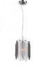 Zeev Lighting Stratus 1 Light Down Mini Pendant Model: MP40026-1-CH-ABF