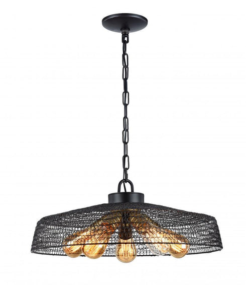 Zeev Lighting Urban 5 Light Down Chandelier Model: CD10139-5-DBZ