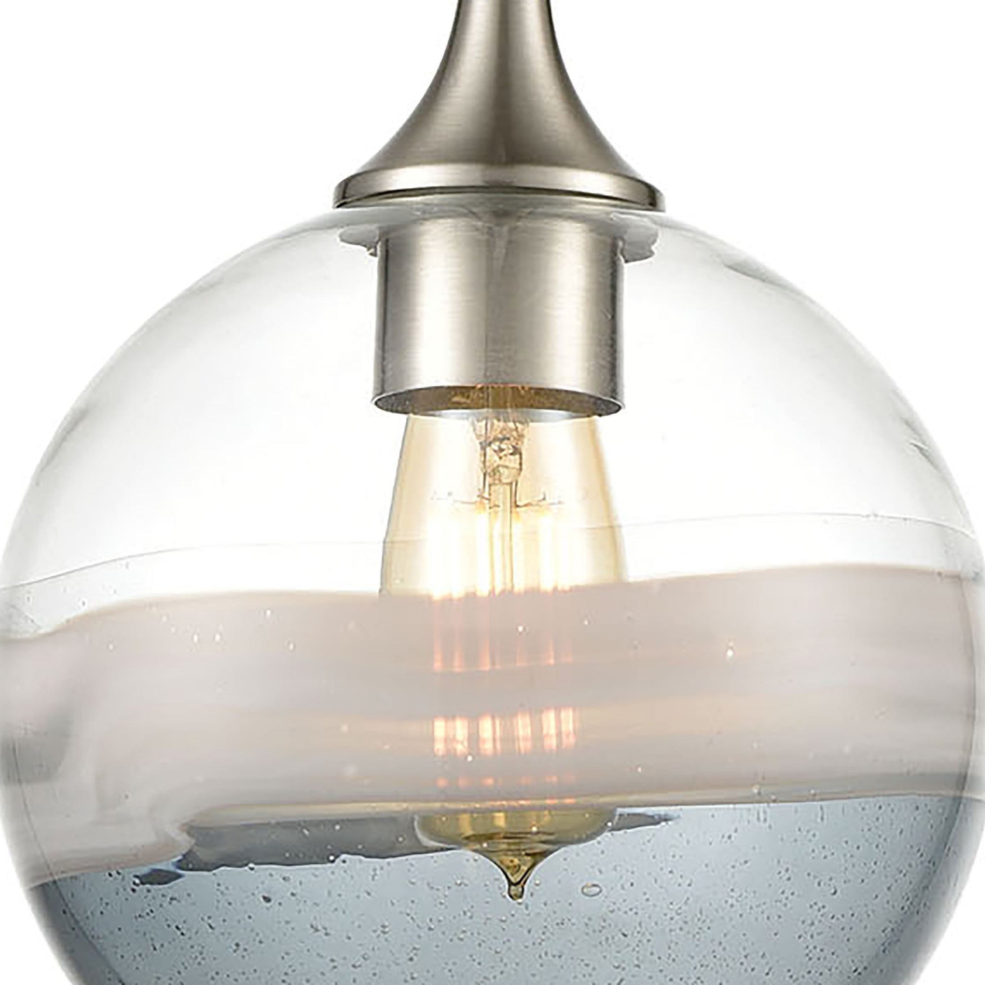Elk Sutter Creek Light Mini Pendant In Satin Model: 25099/1